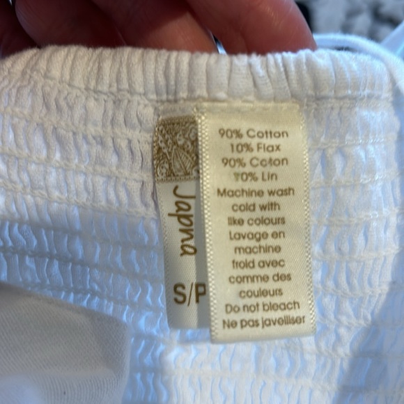 Japna white button up summer dress. Size Small - Picture 7 of 7